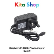 Raspberry Pi 3 B/B+ Power Adaptor (5V, 3A)