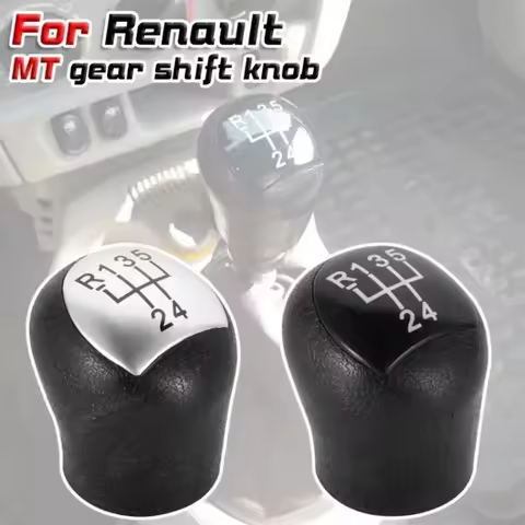 Gear Shift Knob For Renault Twingo Scenic Megane Laguna Kangoo Clio II 2 MK2 172 18 Logan ABS Car Le