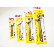 Hardware Store-Elephant Brand Powerful Adjustable Wrench EC-150 6 < EC-200 8 "EC-250 10 EC-300 12