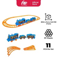 DIY Electric Rail Train Set Toys Track Railway Playsets Toys Fun Game Children Earning Education Lea