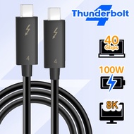 Thunderbolt 4 cable 8K 60Hz 40Gbps PD 100W Certified Thunderbolt 3 USB 4.0 cable Thunderbolt 4 Pro c