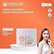 MEDGLOW CLINIC Platinum Brightening Hydra Flawless PDRN Salmon DNA EGF Day Cream SPF 30 | BPOM HALAL