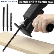 adaptor reciprocating saw Adapter Konektor BOR Jadi Reciprocating Jig Saw Potong Kayu