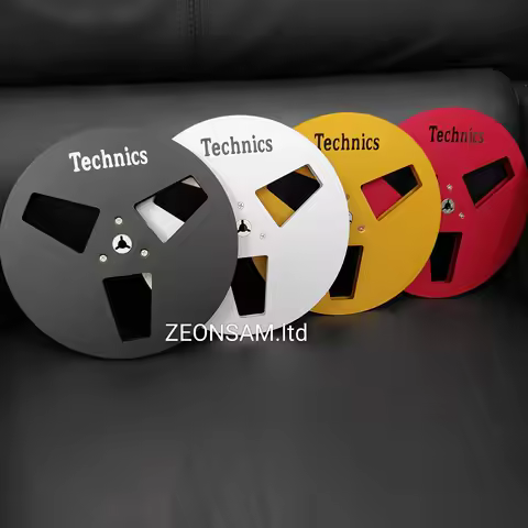 TECHNICS 8" （220mm ） Empty Tape Reels For 1/4" Reel To Reel Tape Recorders With Box