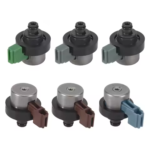 6PCS 4EAT Transmission Solenoids Kit for Subaru Forester 2.5 Outback 31939-AA191 31939AA150 31939AA1
