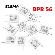 BPR56 5W Cement Resistor 0.1R 0.15R 0.22R 0.25R 0.33R 0.5R Ohm Non-inductive Ceramic Cement Resistor