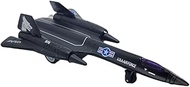 Zugar Land Die-Cast Pullback Stealth Bomber Models (4.25"-5.25") SR-71 Blackbird, F-22 Raptor, F-117