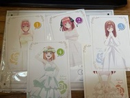 五等分的花嫁 五等分的新娘 電影劇場版特典結婚證 加送一番