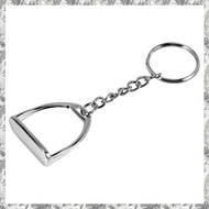 1Pcs Simple Elegant Design Western Stirrup Keychain Key Ring Hanger Tool For Men Women Bag Decoratio