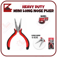 KATANA JAPAN HEAVY DUTY MINI LONG NOSE PLIER 5'' - KTM704