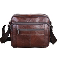Famous design men's business genuine leather bag shoulder bag men's handbag briefcase casual messenger bag Crossbody bag