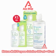 Bausch + Lomb Biotrue Multi-Purpose Solution 60300 ml [1 ขวด] AA 111X น้ำยาล้างคอนแทคเลนส์ขนาด ฟรีตล