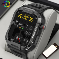 นาฬิกาสุขภาพ MK66 Smart Watch For Men Large Battery Music Playback Fitness Tracker IP68 Waterproof Bluetooth Call Sports Smartwatch