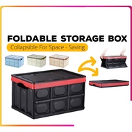 KOTAK SIMPAN BARANG FOLDABLE STORAGE BOX PLASTIC CONTAINER STORAGE BOX SIMPAN BARANG STACKABLE STORAGE BOX FOLDABLE BOX