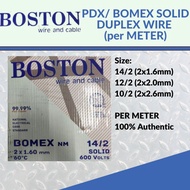 Boston PDX Loomex Single Core Duplex Wire 14/2 1.6mm 12/2 2.0mm 10/2 2.6mm (per meter)