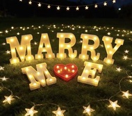 MARRY ME求婚 /表白佈置LED 燈字母燈飾