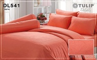 ชุดเครื่่องนอน(3.5/5/6ฟุต) สีพื้นอัดลาย ชุดเครื่องนอนTulip Delight สินค้าของแท้100%
