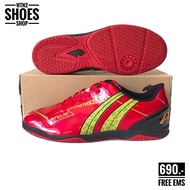 [Best Seller] ส่งฟรี รองเท้าฟุตซอล PAN PF14P5 IMPLUSE GRAFFITI สีแดง รองเท้าฟุตบอลแพน รองเท้ากีฬาฟุตซอล