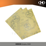 Sandpaper Grit 400 NIKKEN Abrasive Sand Paper 400 Sheets 23 x 28 cm Duco Wood