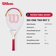 WILSON Six One ไม้เทนนิส Pre-strung (ไม้ขึ้นเอ็นแล้ว) WR125010U2 Official Store