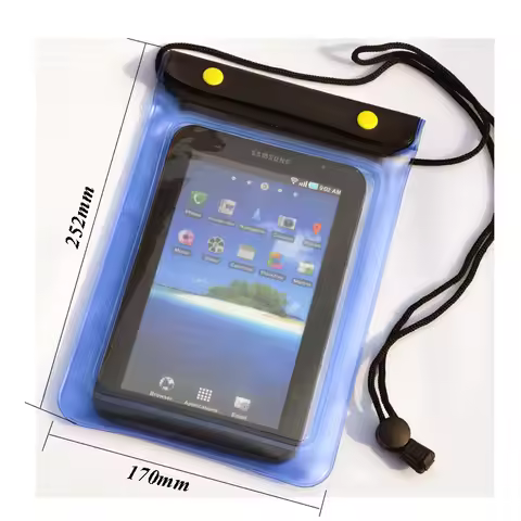 1x Universal 7/8inch Tablet Waterproof Bag Protector Pouch Case For T3 7.0/ Mini 7.9'' /Tab A 8.0 Re