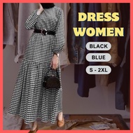 Baju Raya 2026 Dress Muslimah / Dress Korean Style / Dress Woman  Long Dress  Maxi Dress