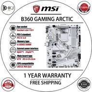 Uesd MSI B360 GAMING ARCTIC Motherboard 64GB M.2 SATA III LGA 1151 DDR4 ATX B360 Mainboard 100% Test