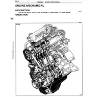 TOYOTA CALDINA 1992-2007 ENGINES 3S-FE 3SFE 3S-GTE 3SGTE WORKSHOP REPAIR SERVICE MANUAL