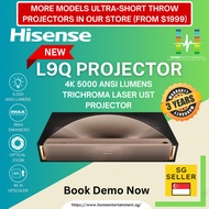 [ EXCLUSIVE PRE-LAUNCH ] Hisense L9Q 4K Triple Laser Ultra Short Throw Projector (up to 200"), Super