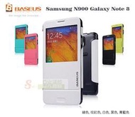 日光通訊~BASEUS原廠 Samsung N900 N9000 Note 3 Note3 倍思柔美超薄硬殼側翻皮套