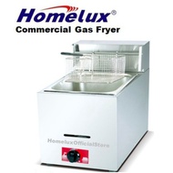 HOMELUX COMMERCIAL GAS FRYER HBGF-71/Fryer Single Tank Gas Deep Fryer/ Dapur Goreng Gas / Frying Sto