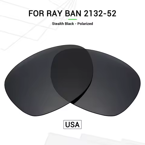 SNARK POLARIZED Replacement Lenses for RayBan Wayfarer RB2132 52mm Sunglasses - Multiple Options