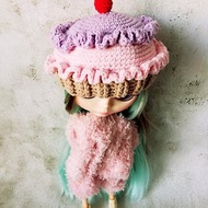Blythe hat crochet Cupcake
