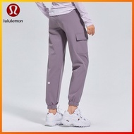 Lululemon yoga sports and leisure pants have pocket drawcord design, loose and breathable Yoga Fitness pantsfaSG85676
