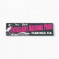Everglades National Park FLORIDA Bumper Sticker - Tourism USA Vintage Style 80s - Bumper Stickers - 