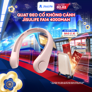 Quạt Đeo Cổ Không Cánh JISULIFE FA14 Siêu Mát 270 Độ - Pin 4000mAh Sử Dụng Lên Đến 16H Chính Hãng - 