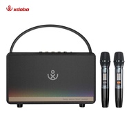 SY XDOBO แท้100%SINOBAND แท้Mirage 130W Retro Party Bluetooth Speaker ไมค์ไร้สาย 2 ตัว ลำโพงบลูทูธ ล