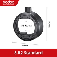 Godox s-r2 Phụ Kiện Đầu tròn adapter phù hợp cho V860II ad200proii TT685 tt600 loạt Canon Nikon Flas