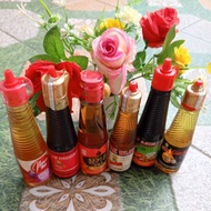 Sesame oil garlic oil Worcestershire sauce chili oil chili oil oyster sauce fish soy sauce halal mui