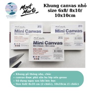Mont Marte small canvas frame in many sizes 6x8 / 8x10 / 10x10cm