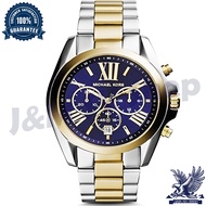 Michael Kors Bradshaw Blue & Gold Two-Tone Watch for Men by J&M SY Shop