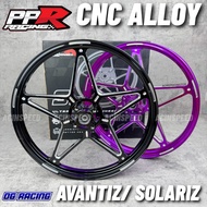 “FULL CNC ALLOY” PPR RACING S5 BINTANG STAR SPORT RIM CNC ALLOY 1.4/1.4x17 AVANTIZ SOLARIZ  EGO LC G