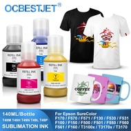 140ml T49 T49m T49h T49n T49l T49p Sublimation Ink For Epson F170 F570 F571 T3100x T3170 F100 F150 F
