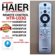 [EHOME MY] Haier Google TV Remote Control Replacement for H43K85FUX H50K85FUX H55K85FUX H65K85FUX H7