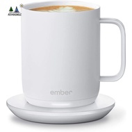 Ember Temperature Control Smart Mug 2, 10 oz, White, 1.5-hr Battery Life - App Controlled Heated Cof