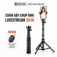 Photo Stick Tripod SG10 210cm - Phone Holder for Video Recording, Photography, Livestreaming
