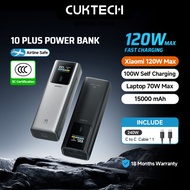【3C  Certification】CUKTECH 120W Fast Charging 15000mAh Powerbank Xiaomi 120W Max Samsung 45W iP16/15