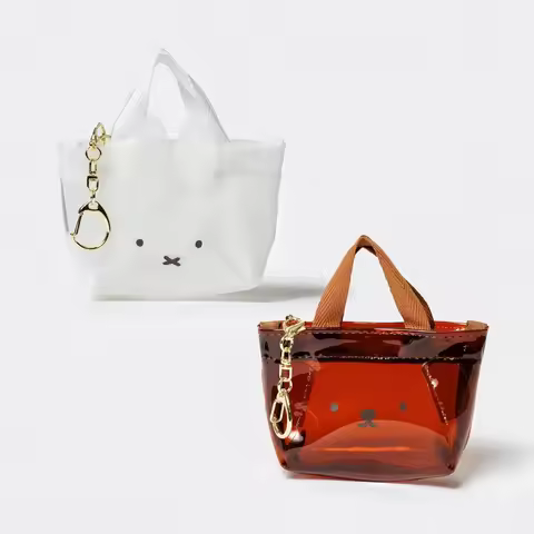 Cartoon Miffy Rabbit Boris Pvc Coin Purse Wallet Kawaii Creative Mini Earphone Storage Bag Multi Fun