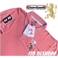 Casual PREMIUM 3D LION EMBROIDERED GIORDANO COLLAR T-SHIRTS | PREMIUM GIORDANO POLO T-SHIRT Polo Shi