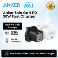 Anker Zolo PD 30W Fast Charger GaN 20W Charger Ice-Cooled Fast Charging Slim Wall Charger-A2698